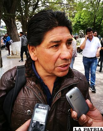 El principal dirigente de uno de los sectores gremiales, Jorge Orellana / LA PATRIA