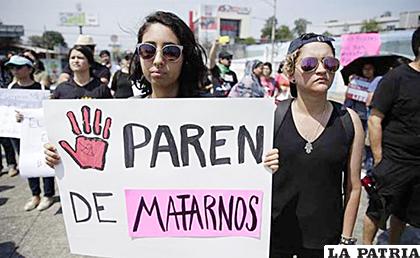 Manifestación de mujeres en reproche por tanto feminicidio /WORLD NEWS EN ESPA?OL