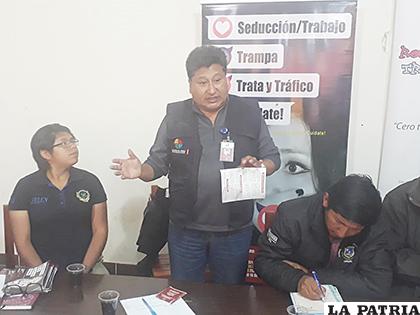 Red contra la trata y tráfico de personas comenzará socialización en Challapata /LA PATRIA
