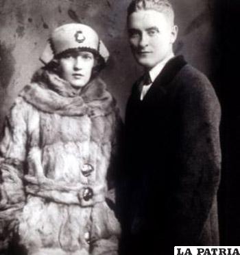 Francis Scott Fitzgerald  y su esposa