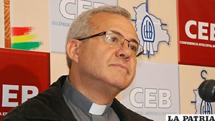 El Padre José Fuentes, secretario general adjunto de la Conferencia Episcopal de Bolivia/ERBOL.COM.BO
