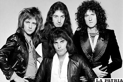 De izquierda a derecha: Roger Taylor, John Deacon, Freddie Mercury y Brian May/ CULTO.LATERCERA.COM