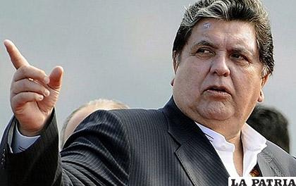 El expresidente del Perú, Alan García /ECOS