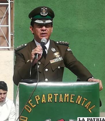 El depuesto jefe policial, Rommel Raña / Archivo LA PATRIA