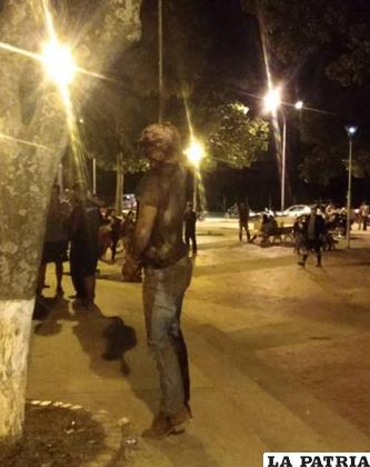 El súbdito brasileño fue colgado en la plaza de San Julián