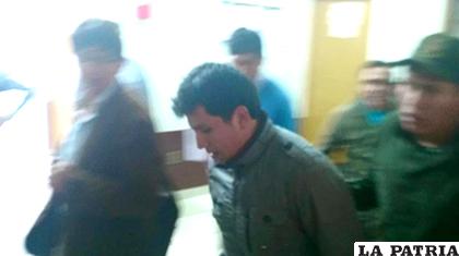 Juan Carlos Herrera, tras la audiencia de cesación a la detención preventiva / LA PATRIA