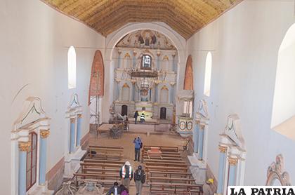 Iglesia de Toledo es ahora Patrimonio de Oruro /LA PATRIA ARCHIVO
