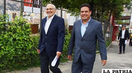 Carlos Mesa y Luis Revilla son los líderes de la alianza 
