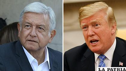 El presidente electo de México Andrés Manuel López Obrador y el mandatario de EE.UU.  Donald Trump /elsiglodedurango.com.mx