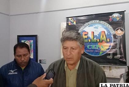 Marcial Sangüeza, presidente de la Escuela de Líderes Ambientales / LA PATRIA
