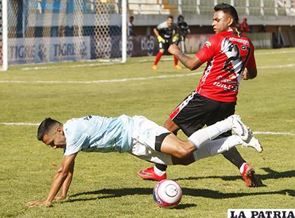 Aurora ganó 1-0 en la ida en Cochabamba el 18/08/2018 /APG