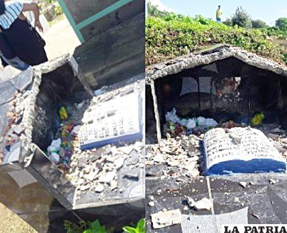 En el Día de los Difuntos en Nicaragua, la tumba de un joven asesinado durante la Operación Limpieza en Carazo amaneció destruida /DESPACHO
