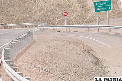 Gran parte de la vía corresponde a la jurisdicción de Oruro 
/LA PATRIA
