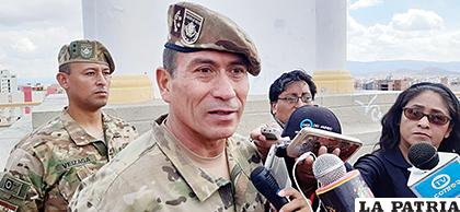 Comandante de la Segunda División de Ejército, Gral. Brig, Jorge Marañón Baldivieso /LA PATRIA
