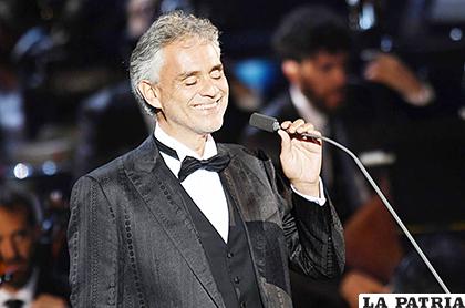 El tenor italiano, Andrea Bocelli /wp.com
