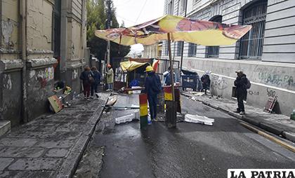 La ciudad paceña tuvo un día atípico