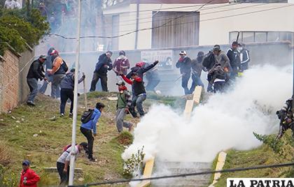 El enfrentamiento se desarrolló en distintos escenarios