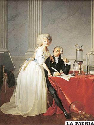 Retrato de Antoine Laurent Lavoisier (París, 1743-1794), químico francés, con su esposa, 1788, obra de Jacques-Louis David (1748-1825) /Getty Images