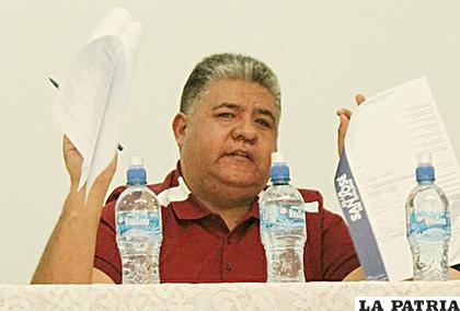 Wilson Martínez presentó su renuncia /Carla Herrera /LA PATRIA
