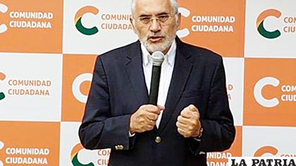Expresidente y excandidato por CC Carlos Mesa /CC
