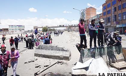 El conflicto en El Alto dejó ya varios fallecidos /APG