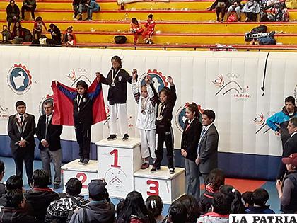 En Potosí ganó su tercera medalla de oro
