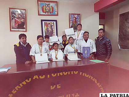 Fue distinguida por el Gobierno Autónomo Municipal de Huanuni
