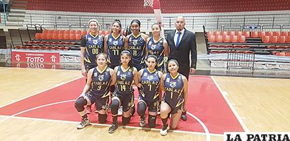 El equipo de Carl A-Z, anoche venció a Libertad en el coliseo Guadalquivir /cortesía Mauro Ramallo