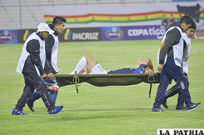 La lesión de Ramallo le deja fuera de las canchas por más de cuatro meses /Reynaldo Bellota /LA PATRIA

