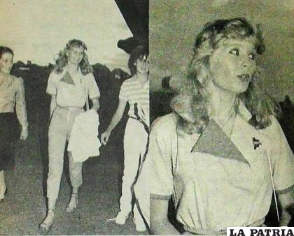 La orureña Brita Cederberg Schmidt el año 1982 representó al país en el Miss Mundo