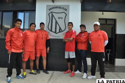 Cuerpo técnico del cuadro de Oruro Royal Club /LA PATRIA