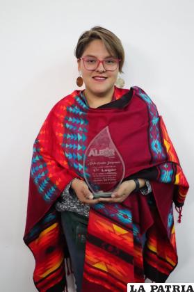 Noelia Rendón Jungerman obtuvo el primer lugar /LA PATRIA