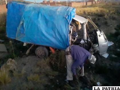 El motocar registró algunos daños en su estructura /Tránsito