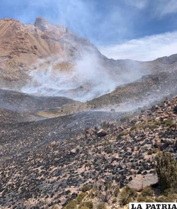 Medio Ambiente cuantificará daños en el volcán Thunupa /LA PATRIA