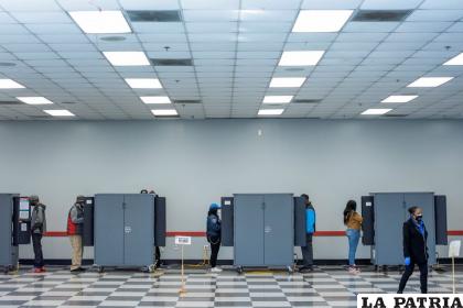 Vista de un centro de votación anticipada en Atlanta, Georgia (EE.UU.) /infobae.com
