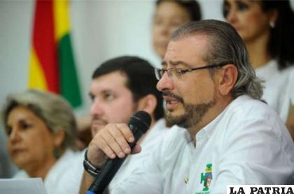 Rómulo Calvo Bravo deberá brindar hoy su declaración ante la Fiscalía /EL DEBER