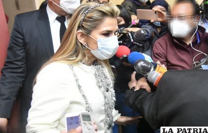 Jeanine Áñez, Presidente de transición desde noviembre del año pasado /Erbol.com