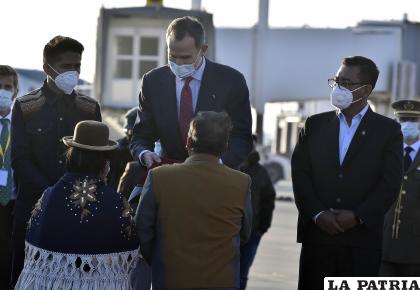 El Rey de España Felipe VI llegó ayer a Bolivia /APG