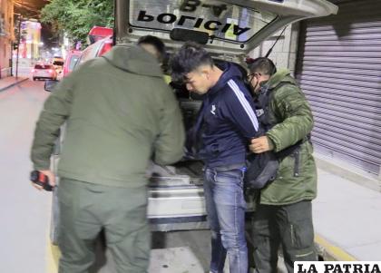 Durante la madrugada de ayer lograron aprehender a los malhechores /LA PATRIA