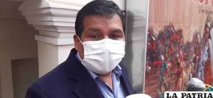 Edson Oczachoque, gobernador del departamento de Oruro /LA PATRIA