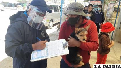 Miles de personas con sus mascotas asistieron a los puntos de vacunación /Sedes