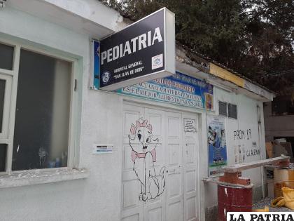 El niño fue llevado a la sección de Pediatría del Hospital General /LA PATRIA