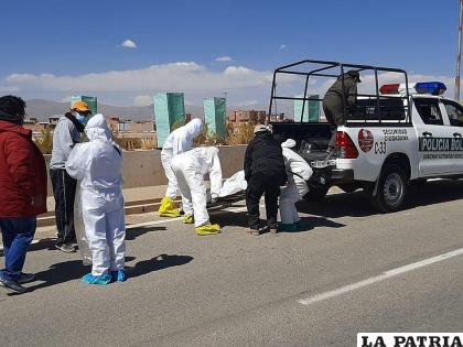 Constantina fue encontrada en la carretera Oruro-La Paz /LA PATRIA