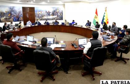 Reunión de Gabinete en horas de la tarde de este sábado /erbol.com