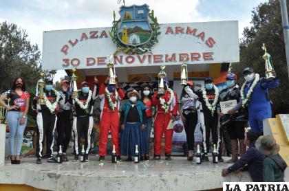 Los ganadores en la Clase R1B
