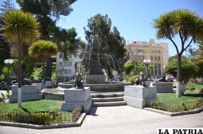 La histórica Plaza 10 de febrero