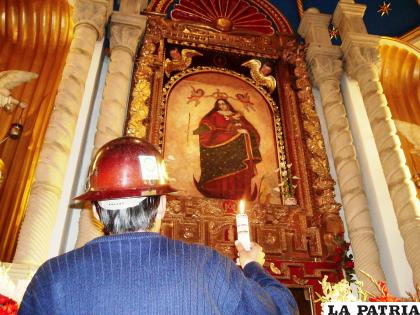 Virgen del Socavón, Madre nuestra