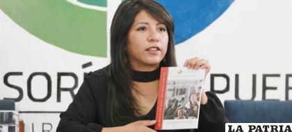 La defensora del Pueblo, Nadia Cruz /ARCHIVO UNITEL
