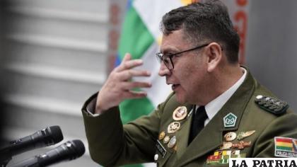 El comandante general de la Policía Boliviana, Jhonny Aguilera /Archivo INTERNET