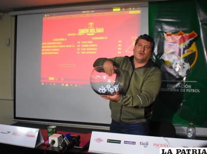Este miércoles en Cochabamba se volverá a sortear las llaves de cuartos de final de la Copa “Simón Bolívar” /APG